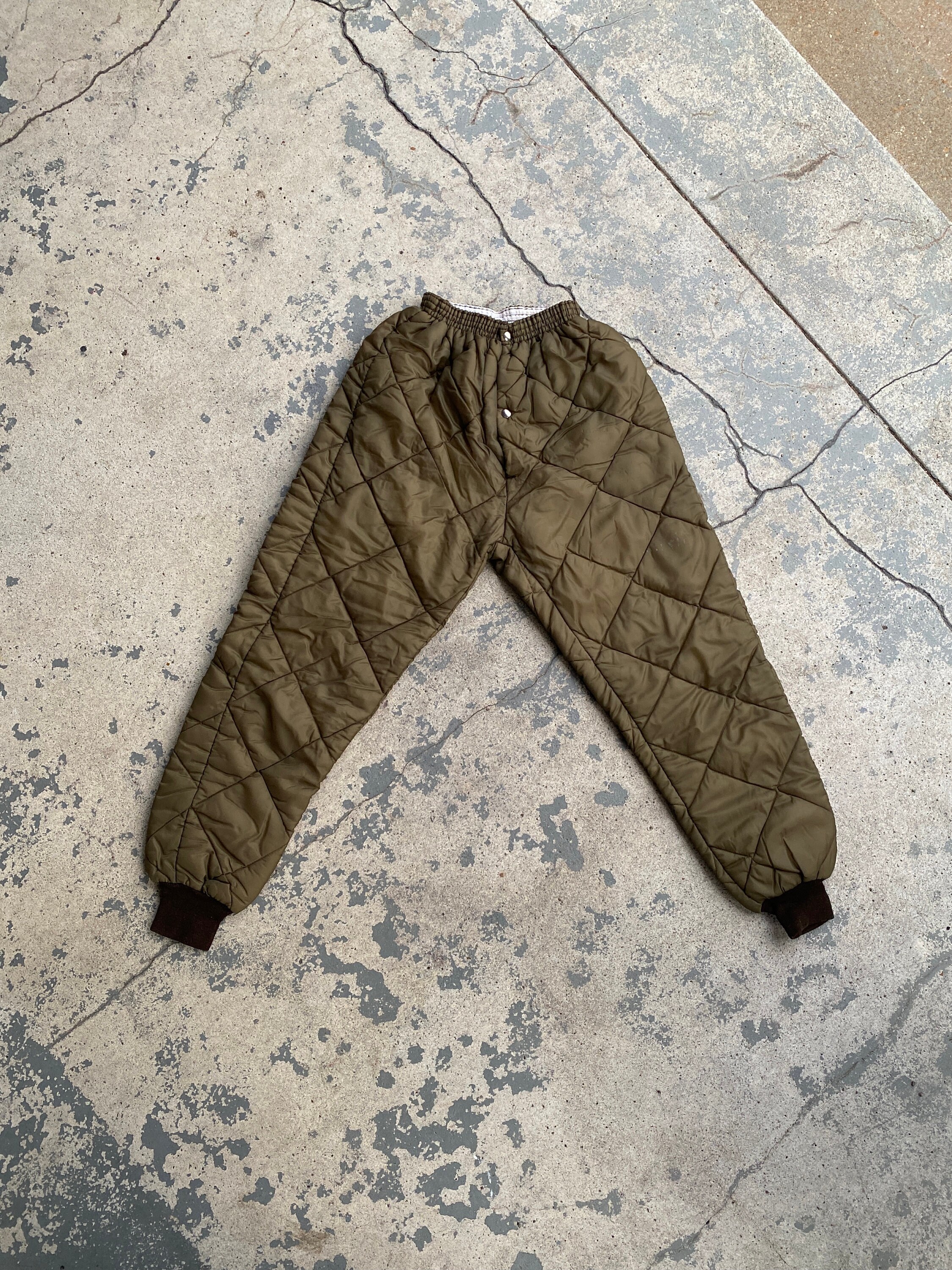 Vintage 70s/80s Military Quilted Insulated Bottoms XXS - Etsy