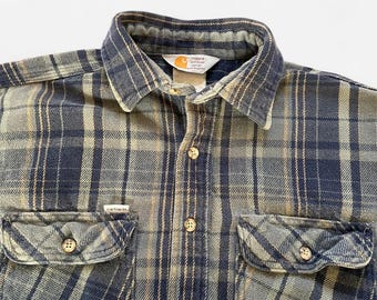 Vintage 90s Carhartt Cotton Heavyweight Flannel