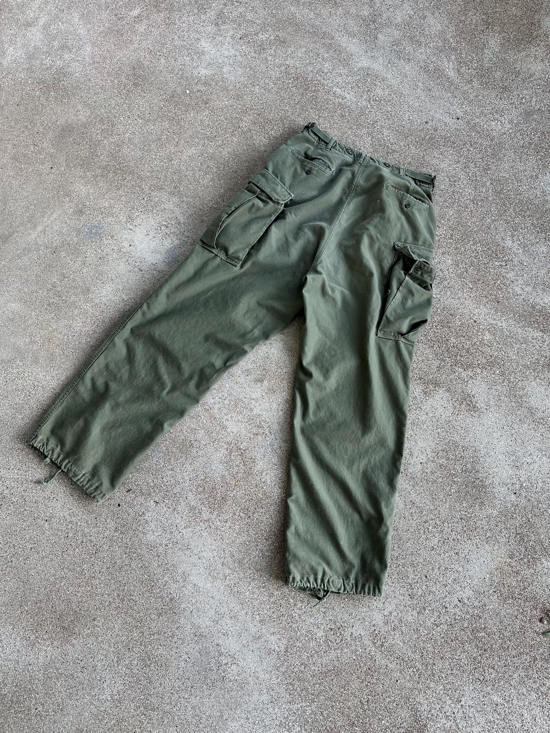 パンツ 50s M-51 Over Pants Military Cargo 50s Vtg Military US Army M-51 Field Cargo Pants Trousers