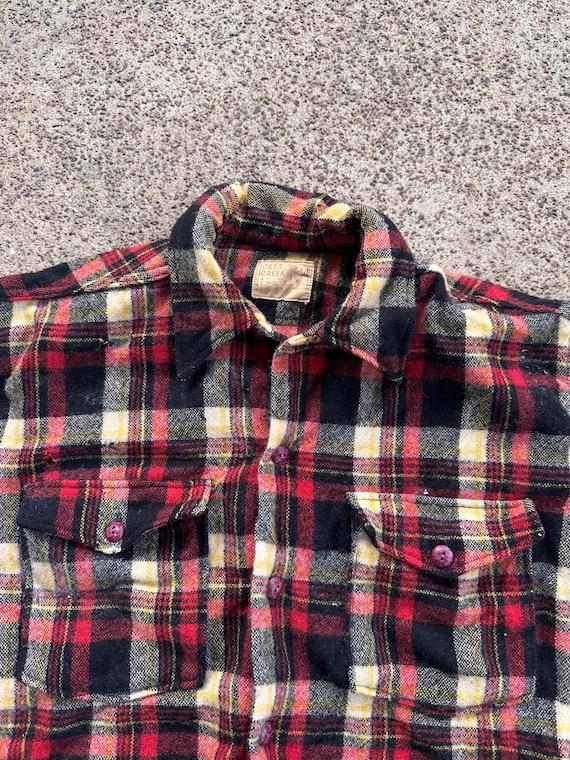 Vintage 50s Deer Creek Wool Flannel View 2