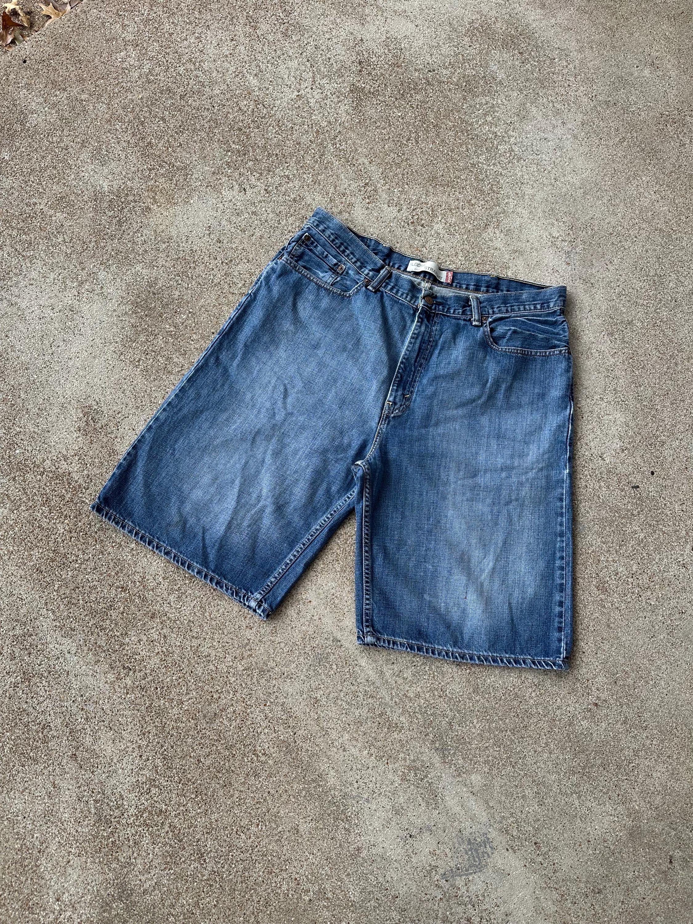 Vintage 00s Levi's Baggy 569 Loose Fit Jean Shorts Denim Jorts 39W