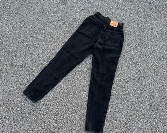 Vintage 90s Levi’s 512 Black Jeans 27W