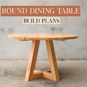 Round Dining Table | Build Plans