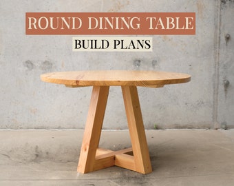 Round Dining Table | Build Plans