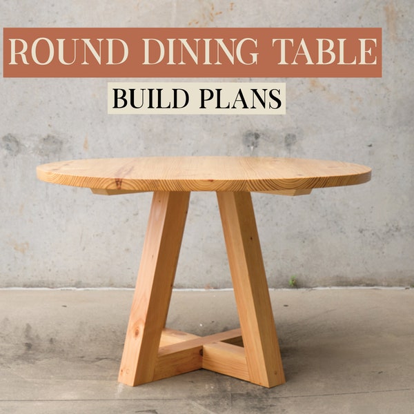 Round Dining Table | Build Plans