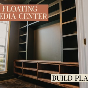 DIY Floating Entertainment Center Plans