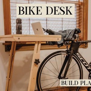 Adjustable Bike Desk | Build Plans