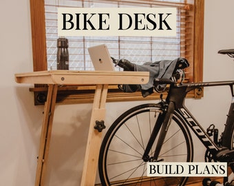 Escritorio para bicicletas ajustable/Planos de construcción