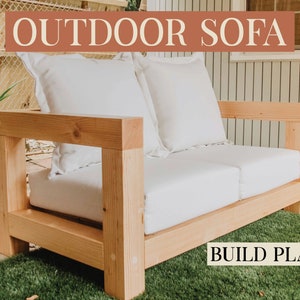 Outdoor Lounge Sofa | Build Plans