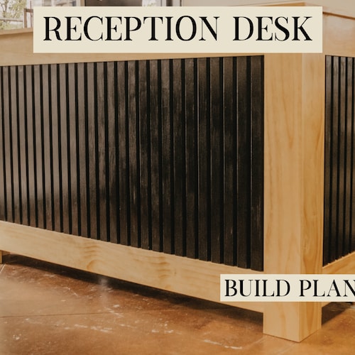 Reception Desk Build Plans Etsy