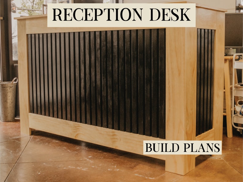 Reception Desk Build Plans image 1