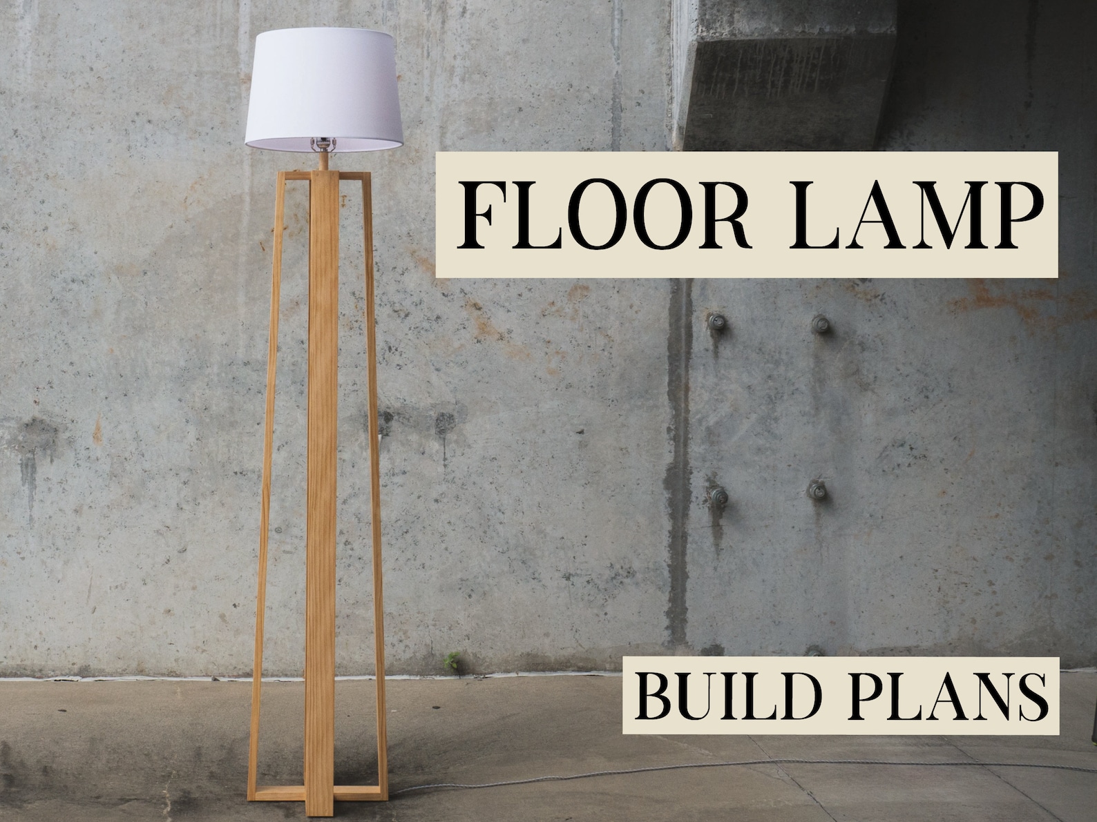 Floor Lamp Build Plans - Etsy