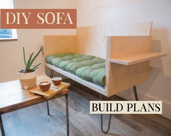 PDF DIY Plywood Sofa Build Plans