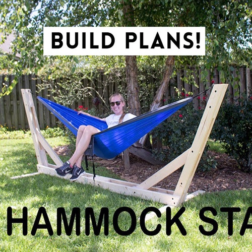 Hammock Stand With Pergola PDF Printable Woodworking Plans Etsy