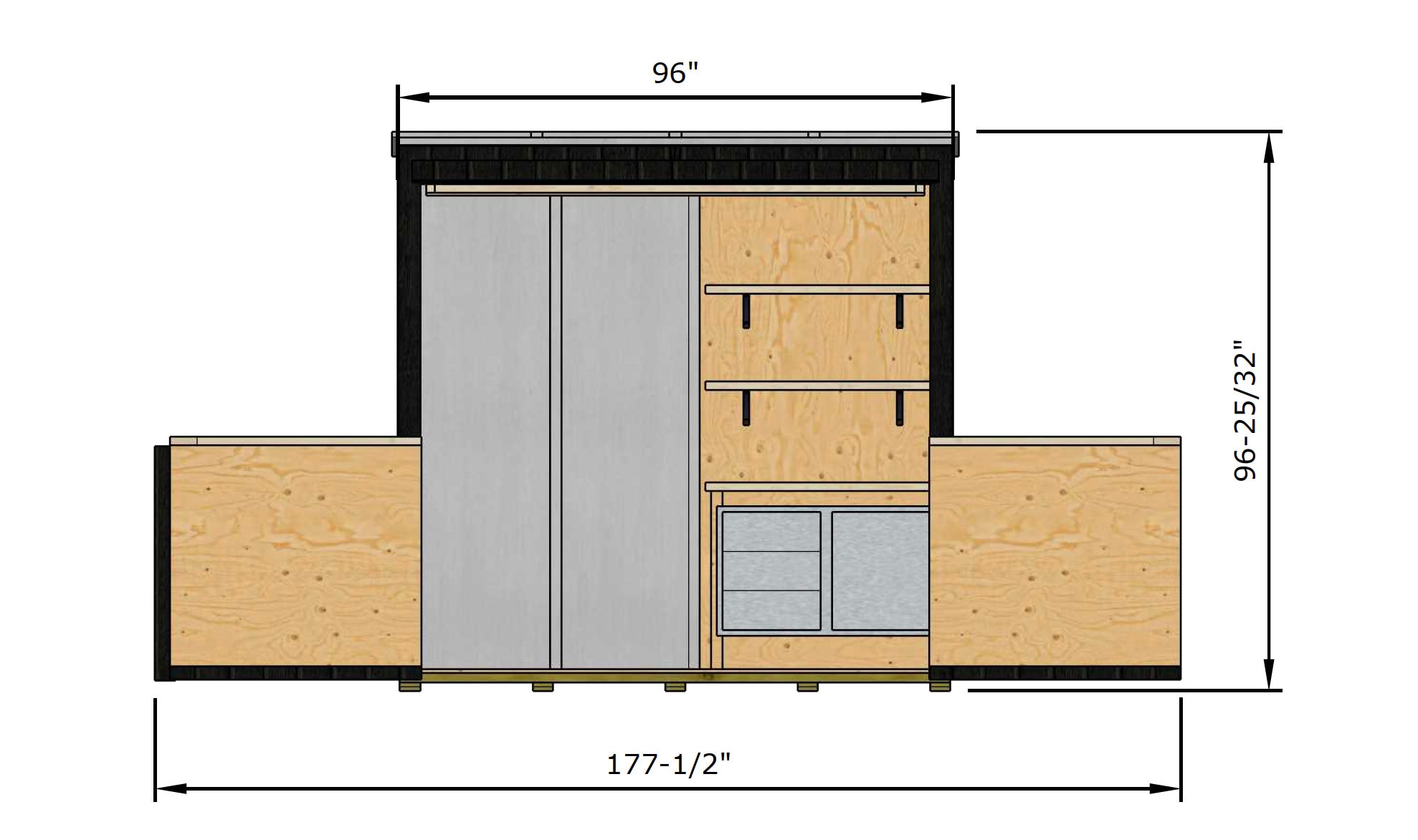 DIY Grill Shed Station | Build Plans - Etsy Canada