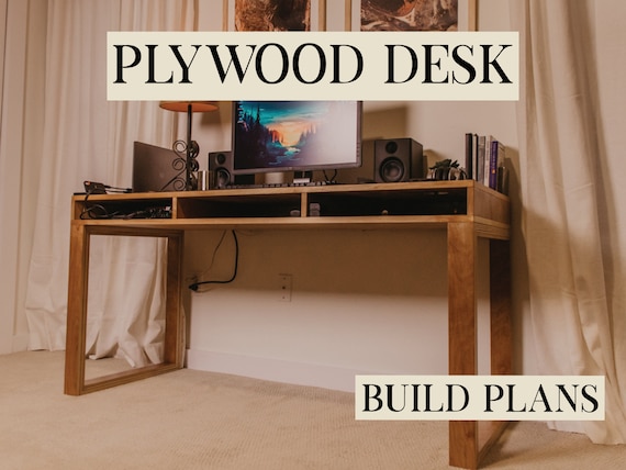 DIY Modern Desk Plans