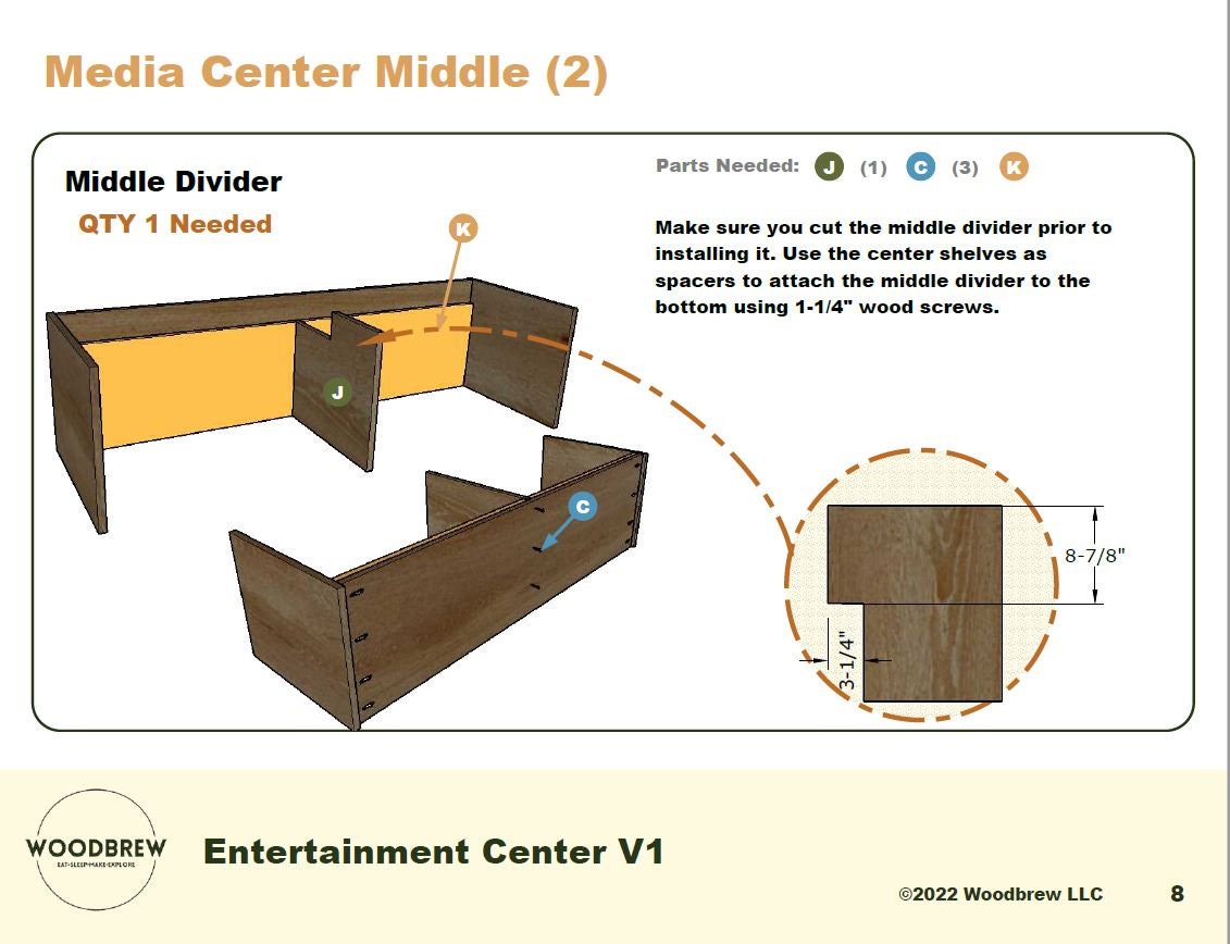 DIY Floating Entertainment Center Plans Etsy UK