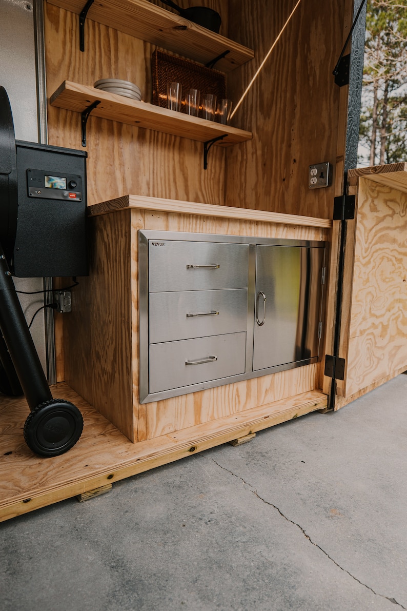 DIY Grill Shed Station | Build Plans - Etsy