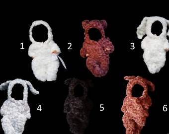 Handmade Wrap Jacket and Kick Pants for 4 inch fashion doll baby dolls. Nine options, choose one