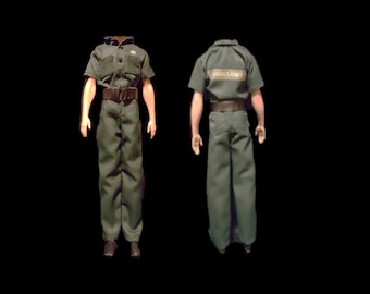 Handgemaakte Ambulance kleding/ Paramedicus uniform voor 30 cm mannelijke modepop