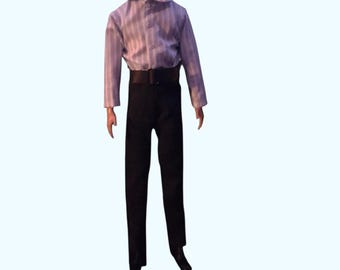 Conjuntos de camisa y pantalón hechos a mano para muñecas de 29 a 30 cm. Dos opciones, elige una.