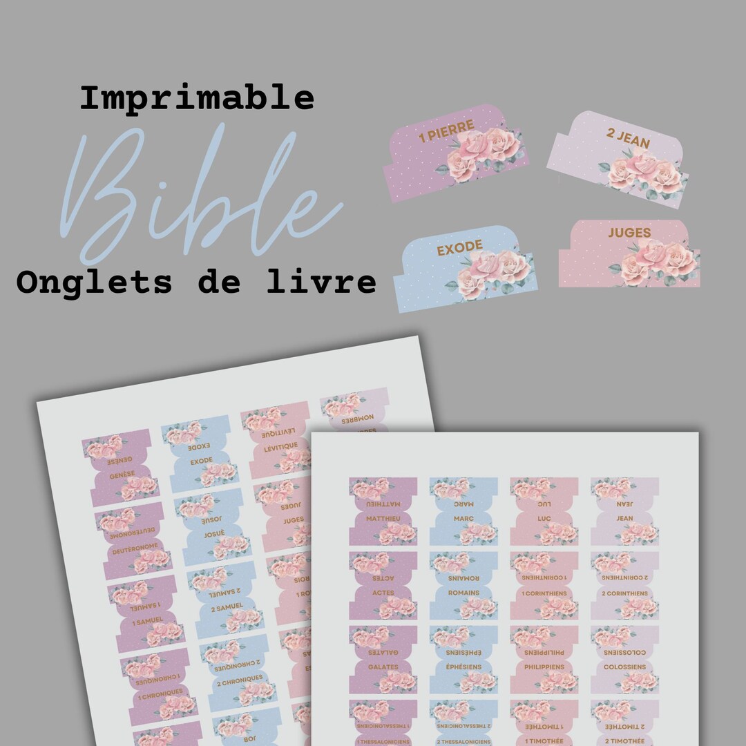 Lot De 80 Onglets Bibliques Laminés - Avec Guide D'alignement, Signet - Cadeau Chrétien Pour Femmes - 12