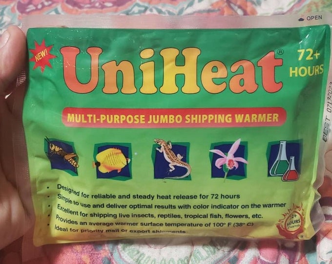 Add on ONLY 72 Hour Heat Pack UniHeat Ship Your Plant Safely in cold weather