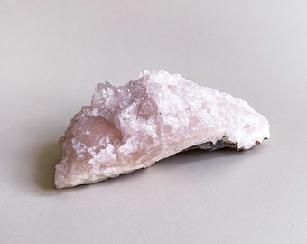 VERY RARE // Extra Quality Small Blush Pink Apophyllite Crystal Cluster Raw Nurture Love Harmony Meditation