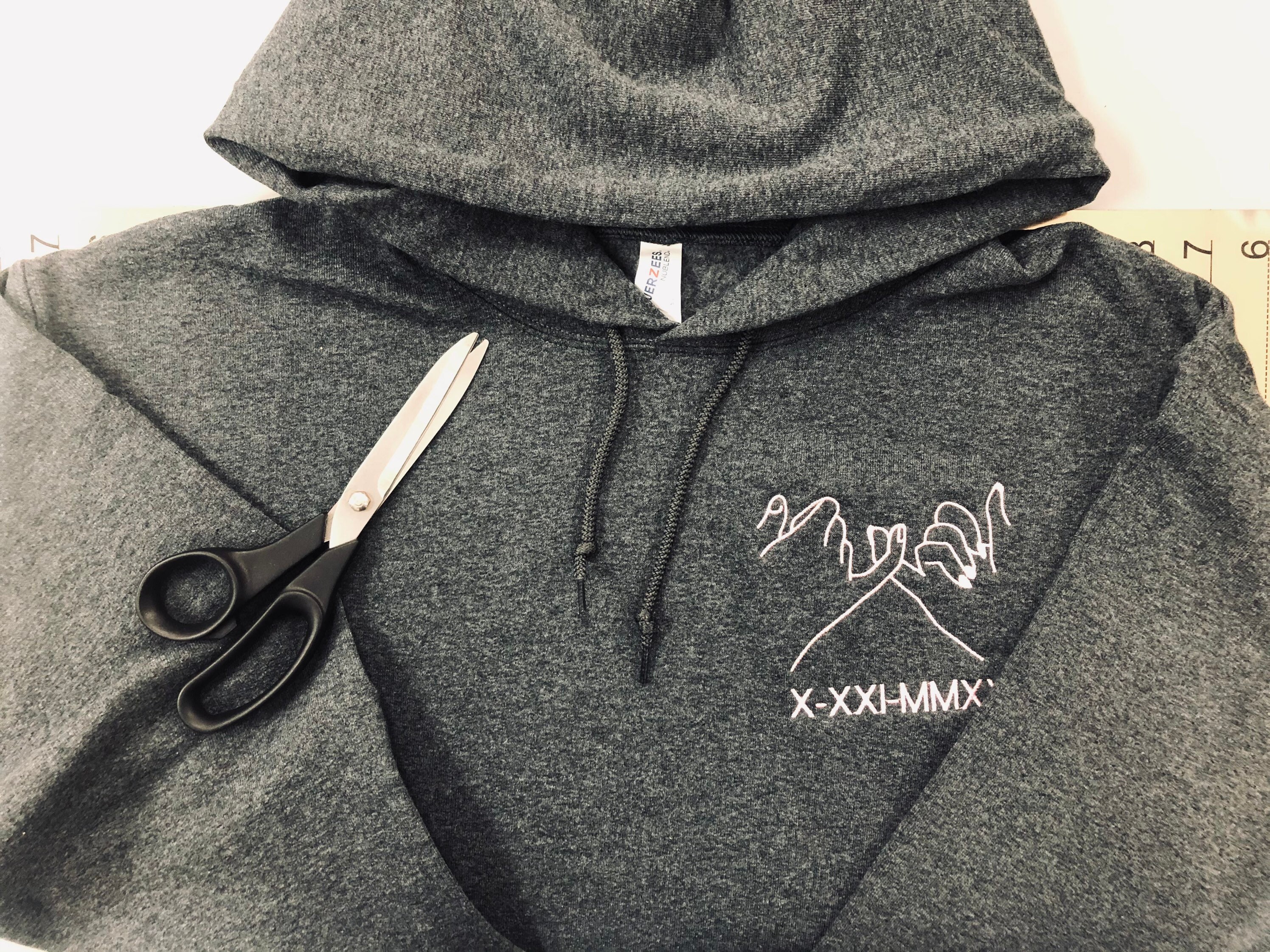 Custom Car Embroidered Sweatshirt Personalized Embroidered Car From