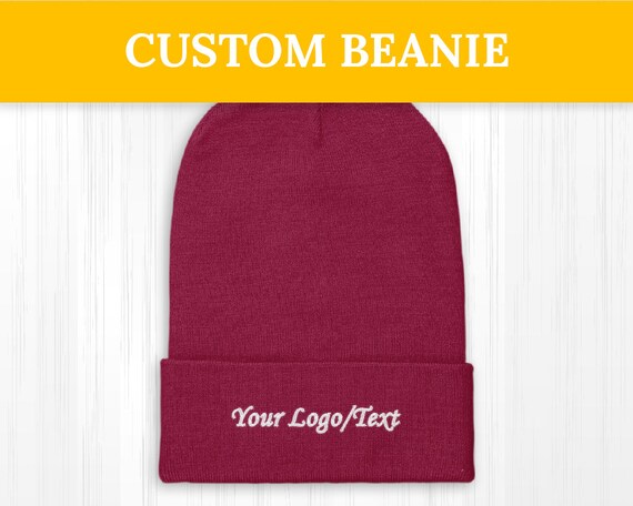 Custom Embroidered Beanie Personalized 