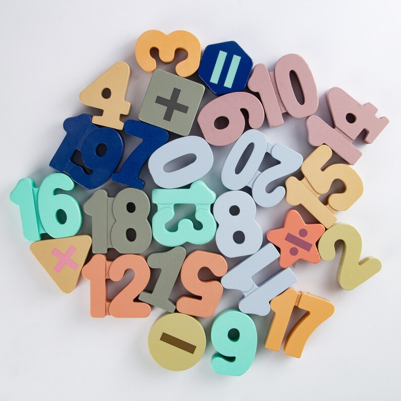 Wooden Alphabet Puzzle Letter and Number Wood Montessori | Etsy