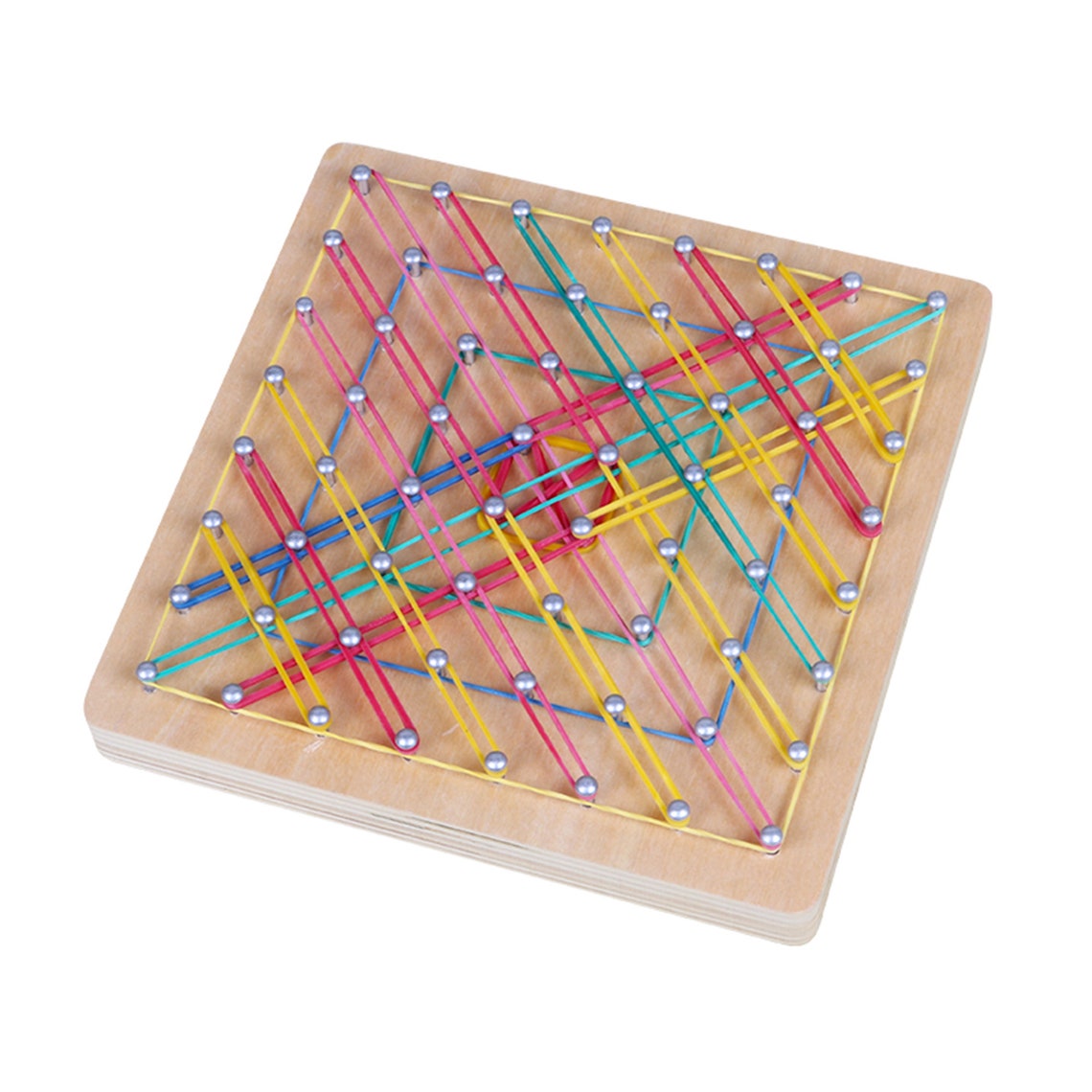 Wooden Geoboard Array Block Geo BoardHomeschooling Etsy