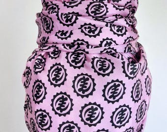 HEMAA Duku Adinkra SATIN cloth | scarf