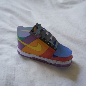 Paper Craft Nike Dunks Low Blank/Colorless | Etsy