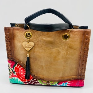 Bolso de mano mexicano con herramientas- Bolso artesanal- Bolso mexicano- Bandolera de cuero- Bolsa Artesanal- Bolsa de Piel Mexicana- Bolsa de Cuero.