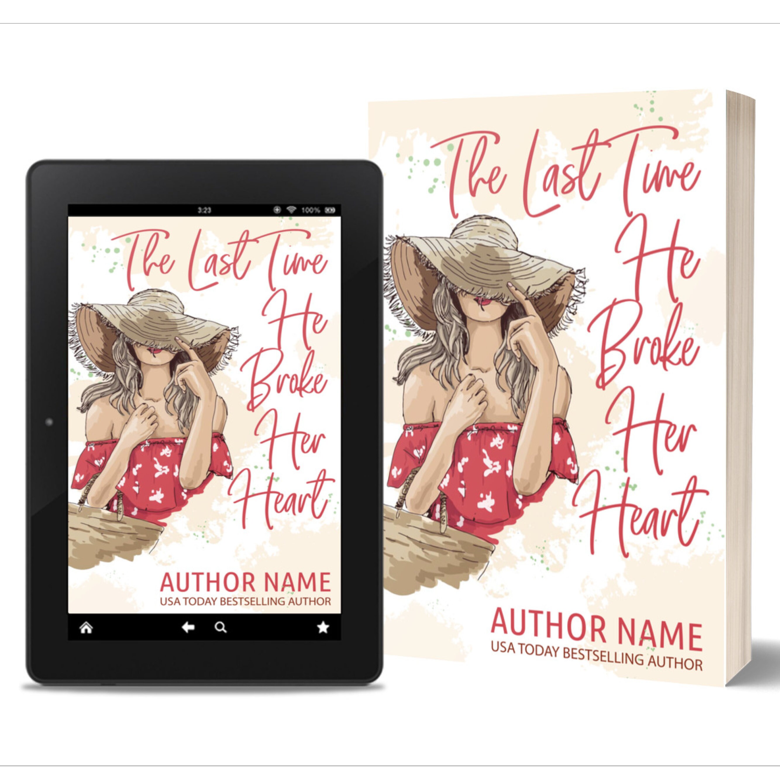 Premade Book Covers, Women's Fiction Romance Etsy UK