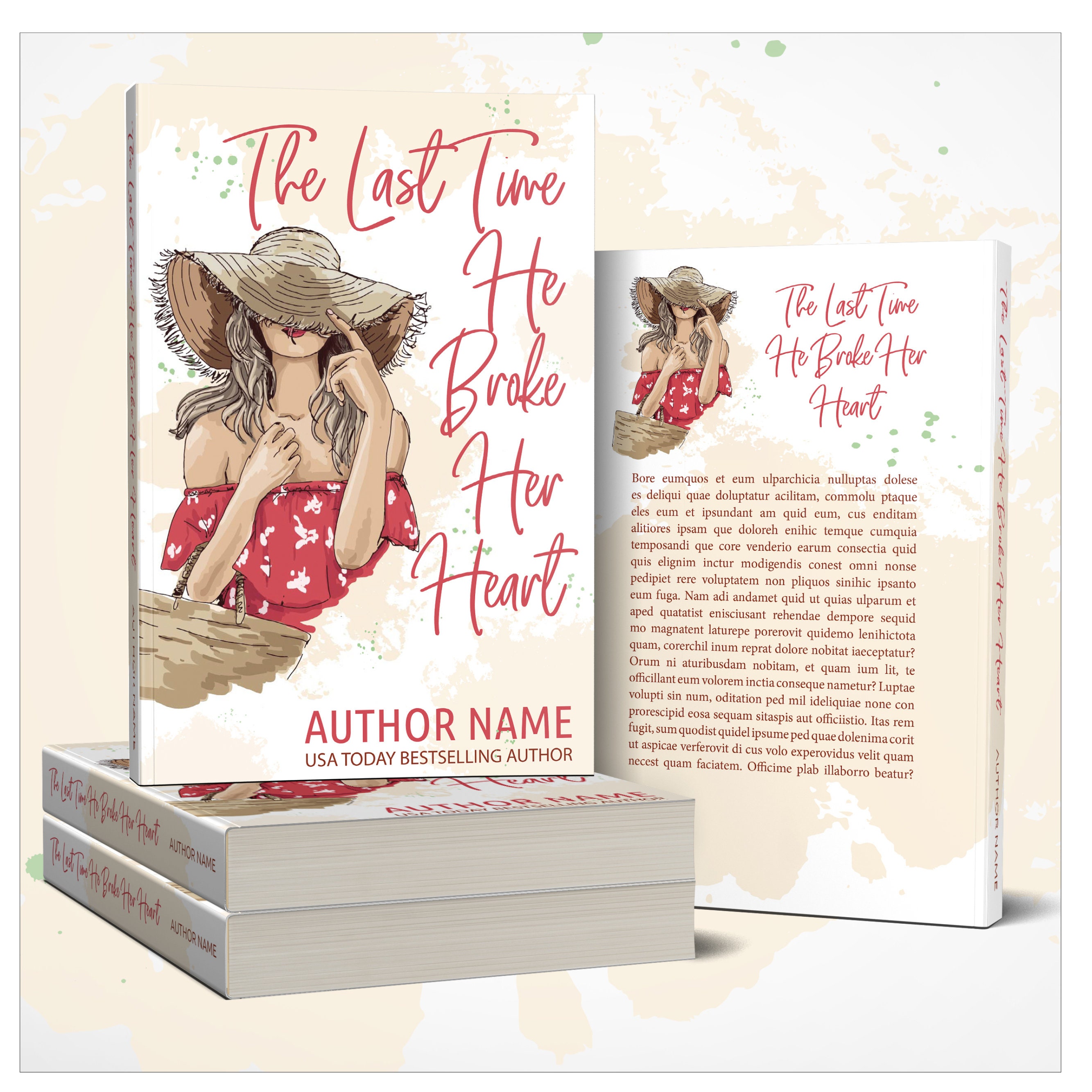 Premade Book Covers, Women's Fiction Romance Etsy UK