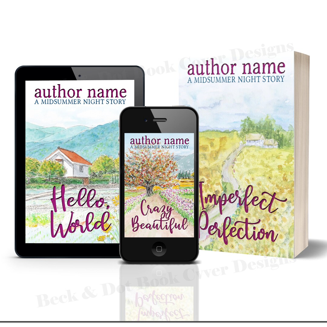 Premade Book Covers Women's Fiction Etsy