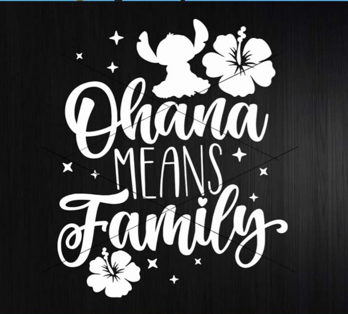 Ohana means Family Svg Stitch Svg Disney Family Svg Disney | Etsy