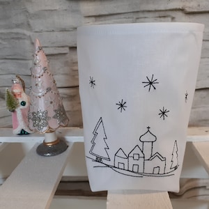 Light bag, light bag, light bag, lantern, decoration, Christmas, winter village