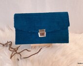 Purse Ulla Cord petrol colorful