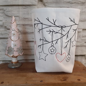 Light bag, light bag, light bag, lantern, decoration, Christmas, branch with decorative pendant