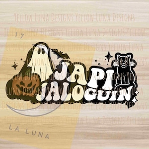 SPOOKY Happy Japi Jaloguin Halloween PNG and SVG