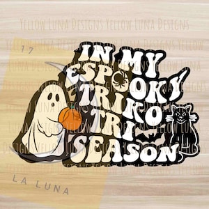ESPOOKY Triko Tri Season Halloween PNG and SVG