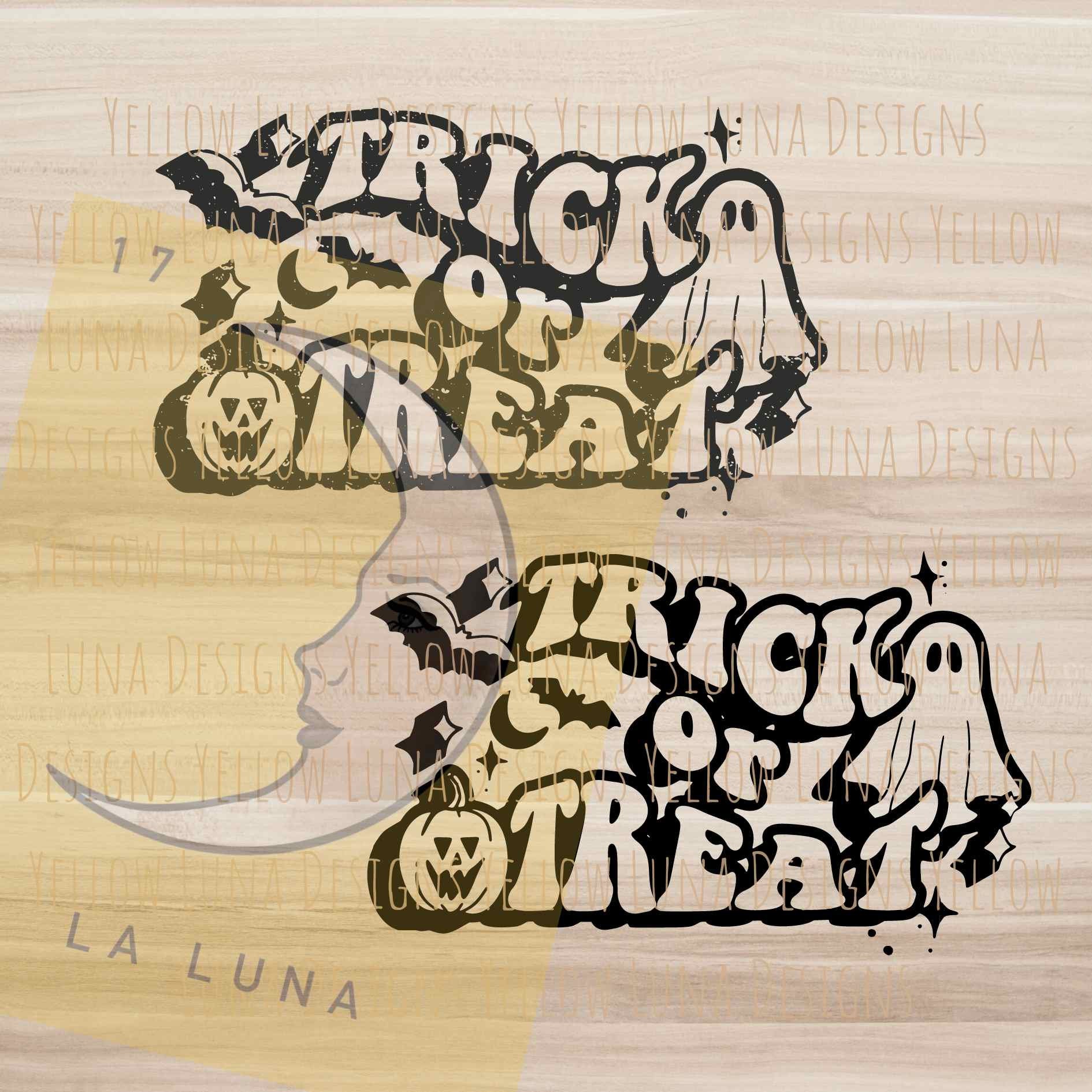 Trick or Treat Halloween PNG and SVG - Etsy
