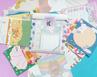 Kawaii Memo grab bag | memo grab bag | mystery bag | memo sheets kawaii memo | stationery | bullet journal supplies | pen pal | mothers day