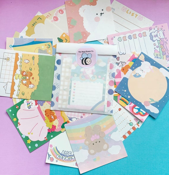 4 Kawaii Journal & Planner Starter Kit Bundle Pack With Alphabet, Deco and  Cute Stickers 