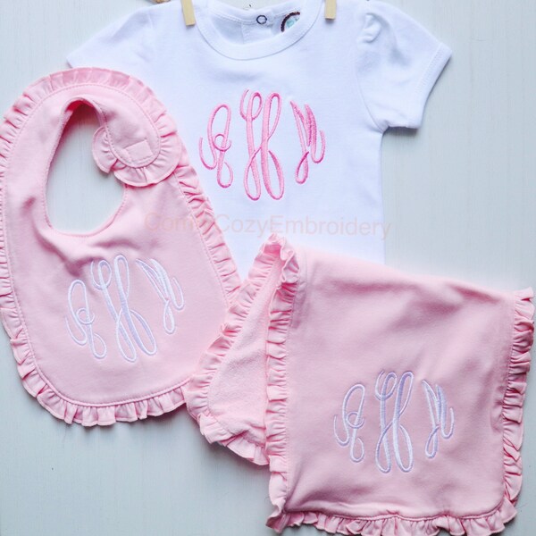 Monogram Baby Gift Etsy