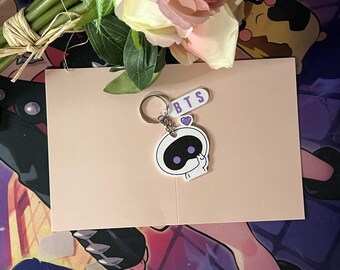 Wootteo The Astronaut Inspired 3D Keychains | K-Pop Keychains | Army Light Stick