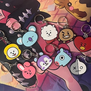BT21 Inspired 3D Keychain | K-Pop Keychain